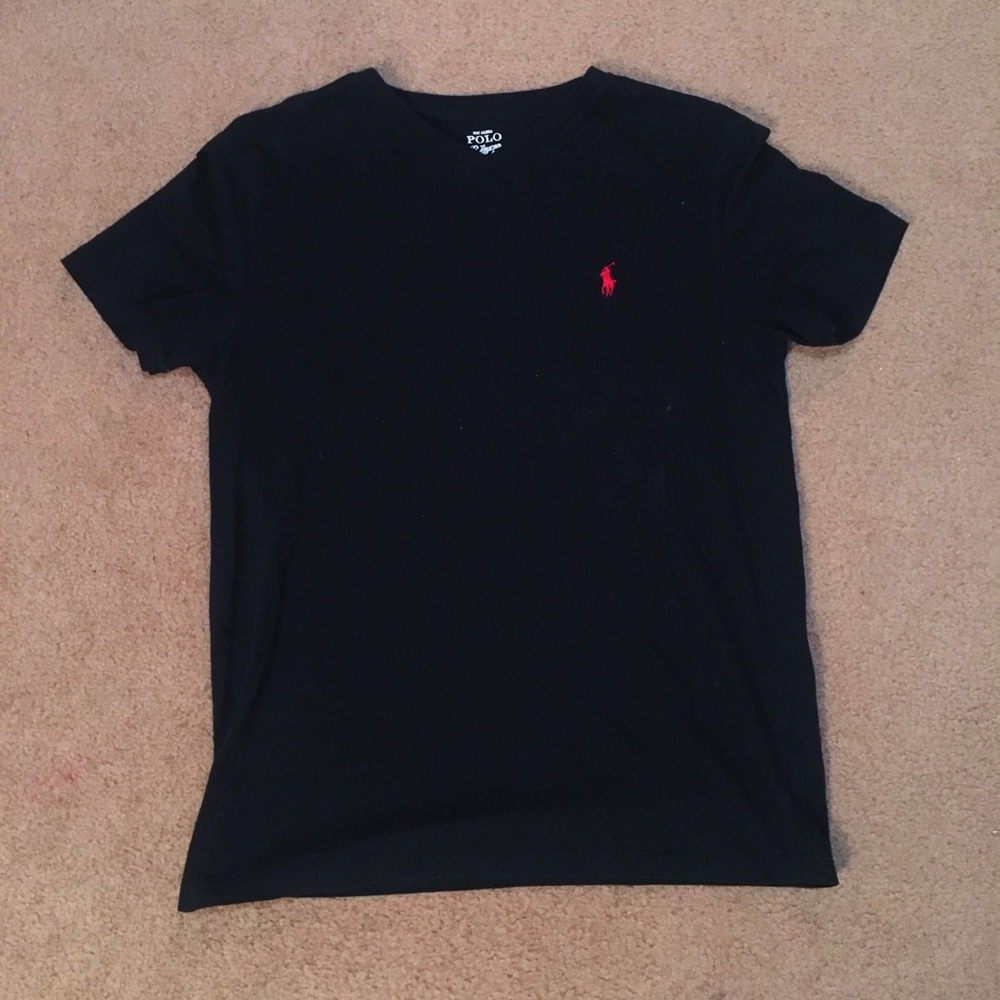 Polo by Ralph Lauren Black v neck Shirt